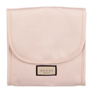 Soft Pink Foldable Beauty Pouch